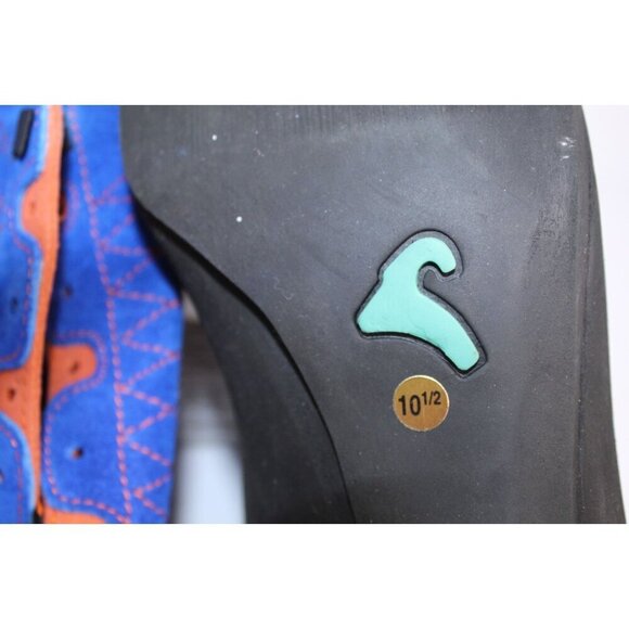 Boreal Synergy Climbing Shoes Men\'s 11.5 Blue Black Lace Up Athletic Outdoor‎